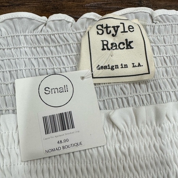 NWT cause for applause crop blouse - Picture 4 of 5